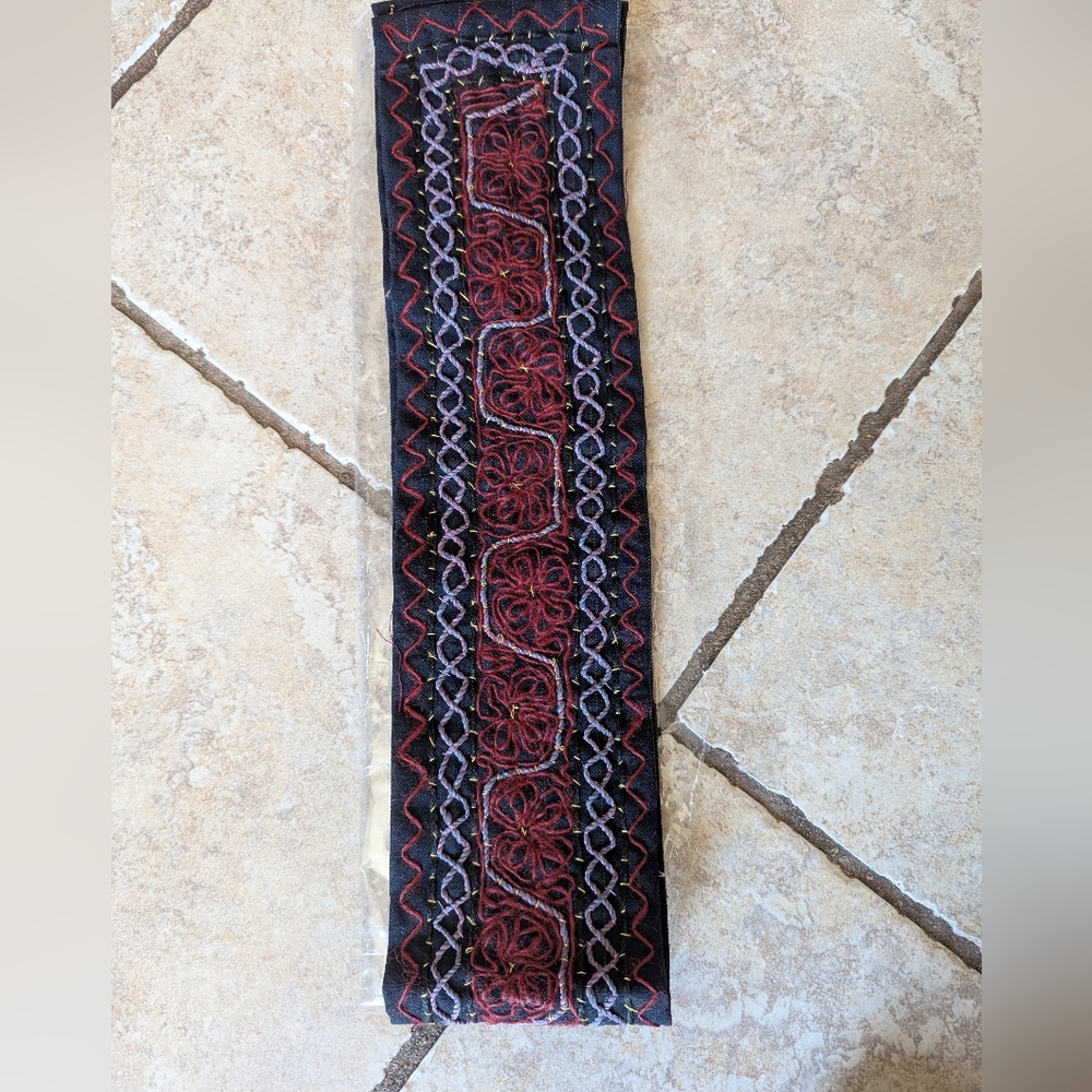 Embroidered Tallis Atara Made In Israel. Jewish Ritual Prayer Shawl Adornment